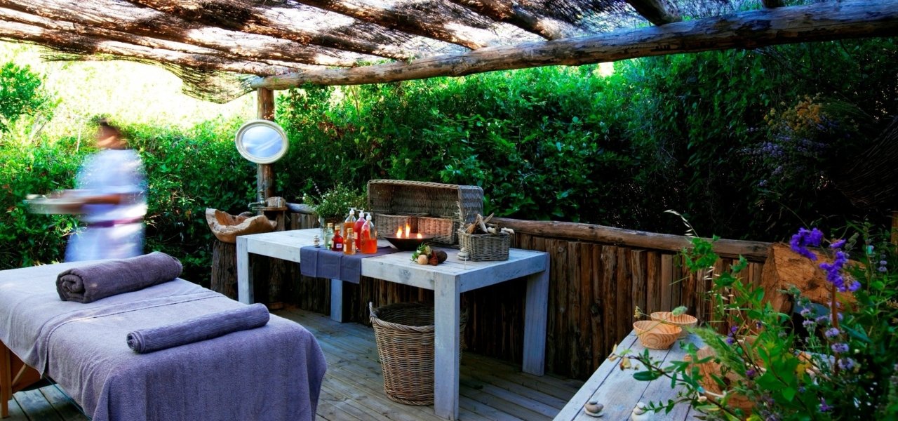 Luxury spa at Domaine de Murtoli